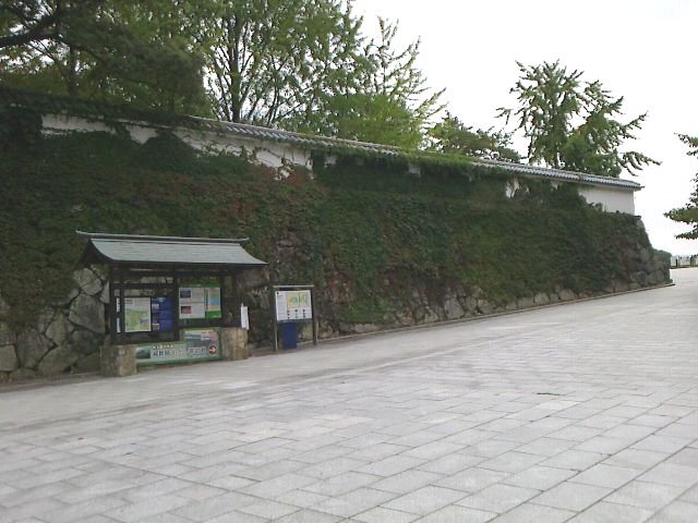 福岡城跡　北側入口