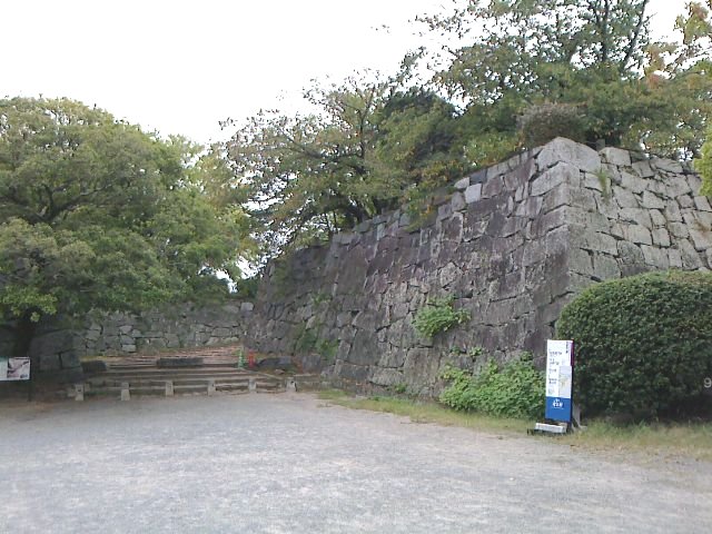 福岡城跡石段