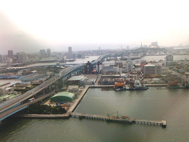 博多ポートタワーのから見た景色
