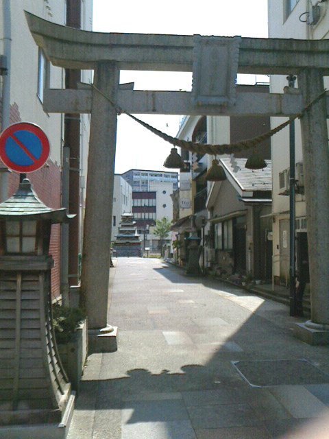 北ノ庄城跡　入口